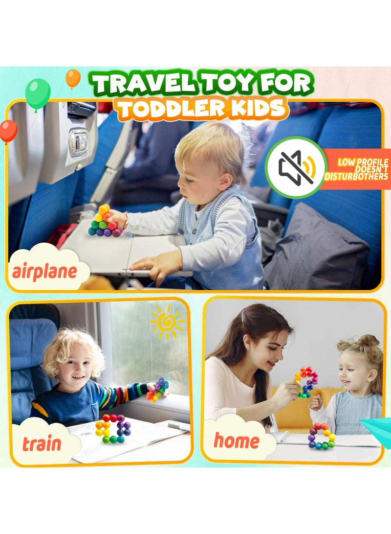 Dominy 2Packs Sensory Fidget Toys for Kids Toddler, Autism Sensory Toy For Autistic Toddler Kids,Ball Autistic ADHD Cool Desk Toy, Calm Down Travel Airplane Essentials Toys for Age 3-12 Year Old - Image 3