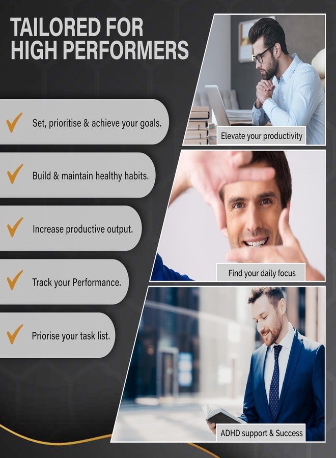 MindPanda 90 Day Undated Productivity Planner (A5) - Guided Goal Setting System with Daily, Weekly & Monthly Layouts, Structured Focus Framework for Work, Study & Personal Growth - MindPanda Balance - Image 5
