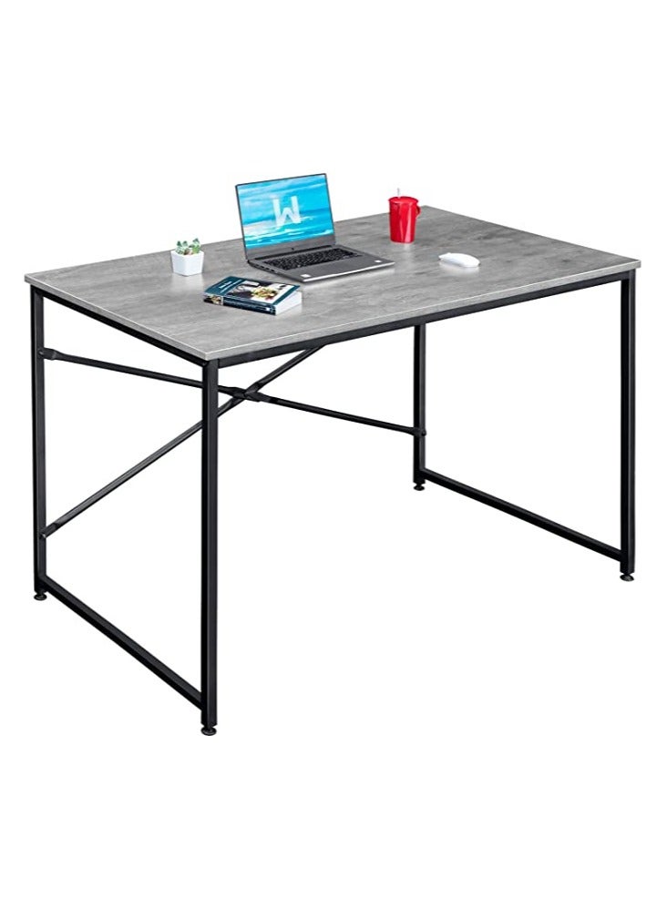 90*60cm Detachable and Assemblable Desk - Gray - Image 3