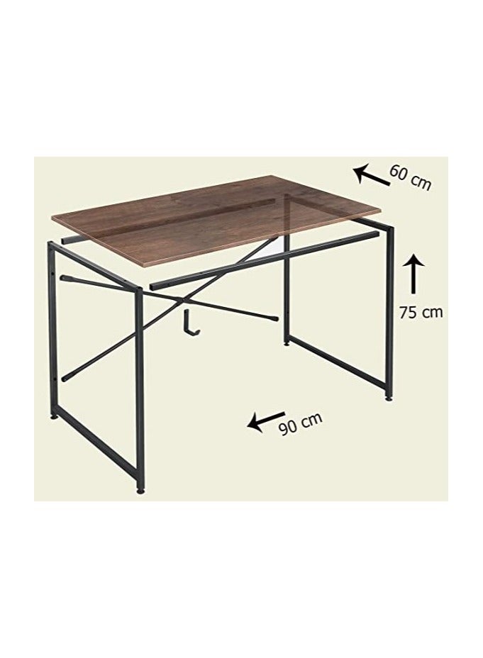 90*60cm Detachable and Assemblable Desk - Gray - Image 4