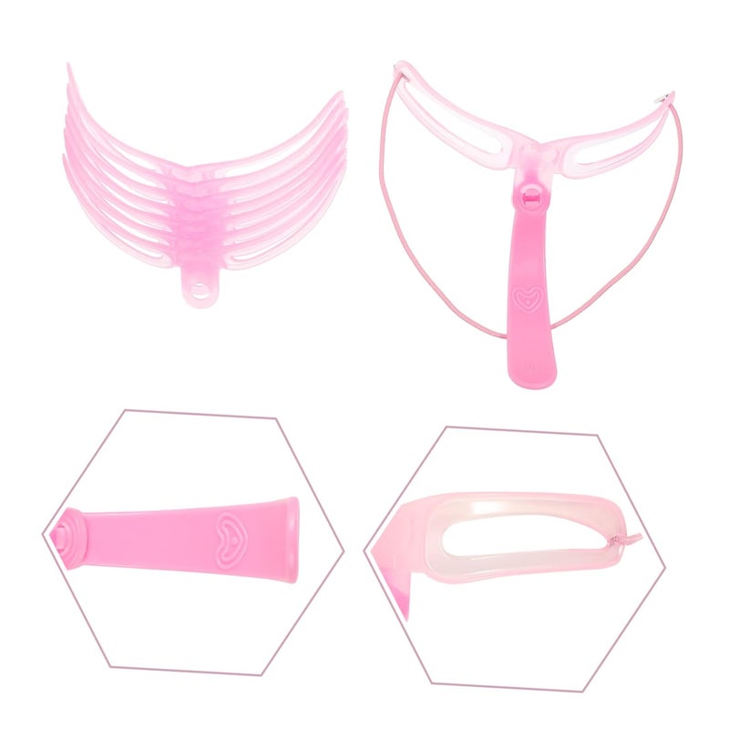 Generic 3sets Wear-resistant Eyebrow Stencils for Effortless Brow Shaping Portable Brow Templates for Home Use for Professionals Beginners - Image 3
