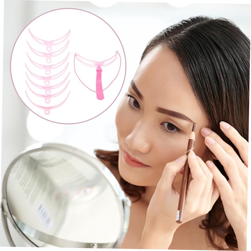 Generic 3sets Wear-resistant Eyebrow Stencils for Effortless Brow Shaping Portable Brow Templates for Home Use for Professionals Beginners - Image 2