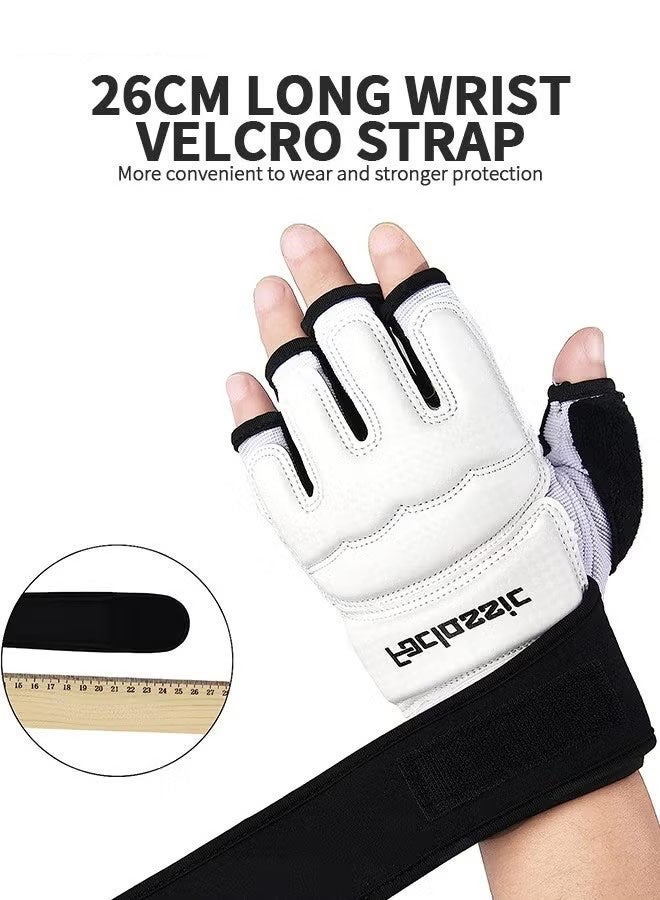 Taekwondo Sparring Gear Foot Protector Karate Boxing Sparring Foot Guard, Martial Arts Protective Foot Gear for Kung Fu Punch Bag Kickboxing MMA Training（XL） - Image 4