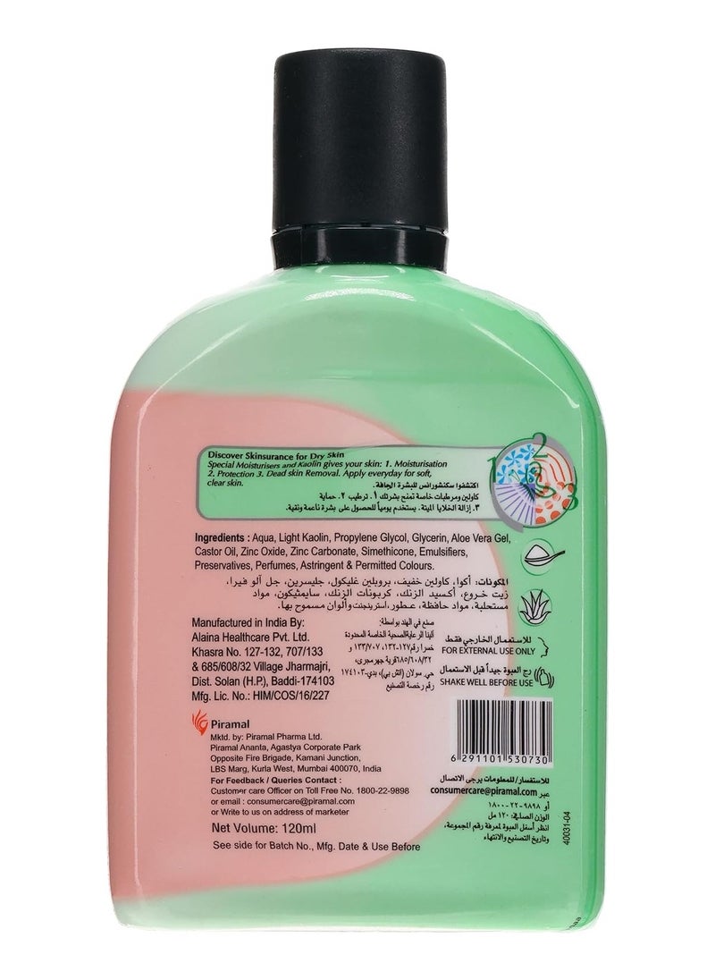 Lacto Calamine Lacto Calamine Aloe Moisturiser 120ml  - Image 2