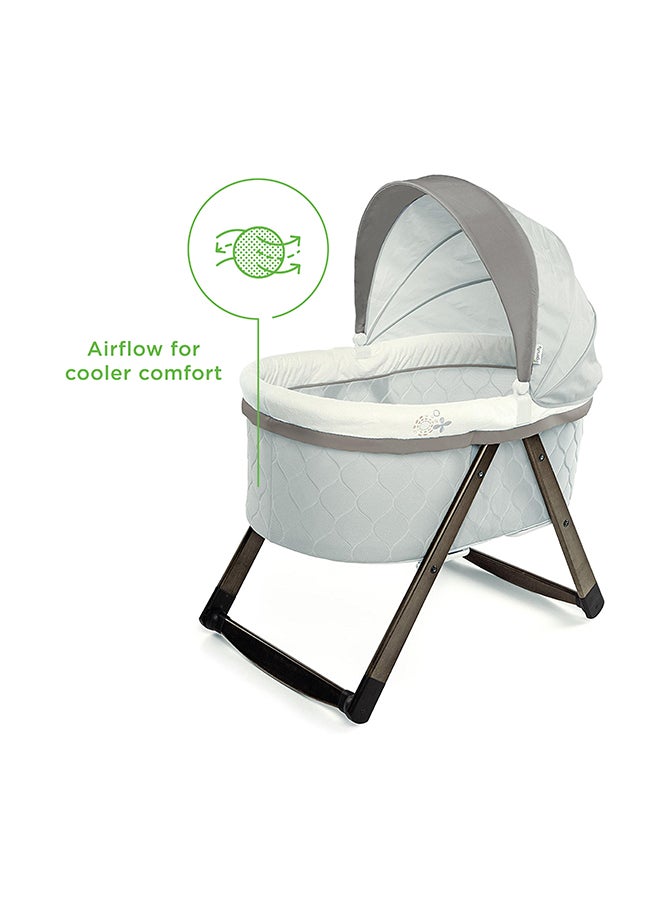 ingenuity Foldaway Rocking Wood Bassinet - Carrington  - Image 5