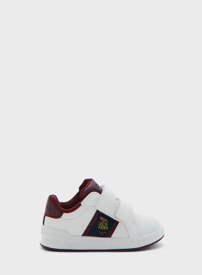 POLO RALPH LAUREN Kids Heritage Court Ii Bear Ez  Velcro Sneakers