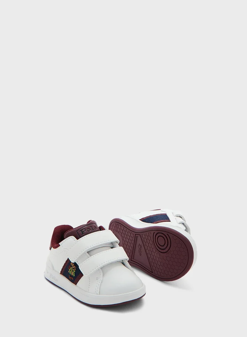 POLO RALPH LAUREN Kids Heritage Court Ii Bear Ez  Velcro Sneakers