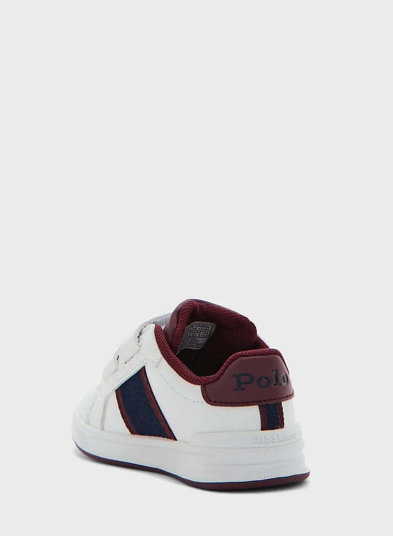 POLO RALPH LAUREN Kids Heritage Court Ii Bear Ez  Velcro Sneakers