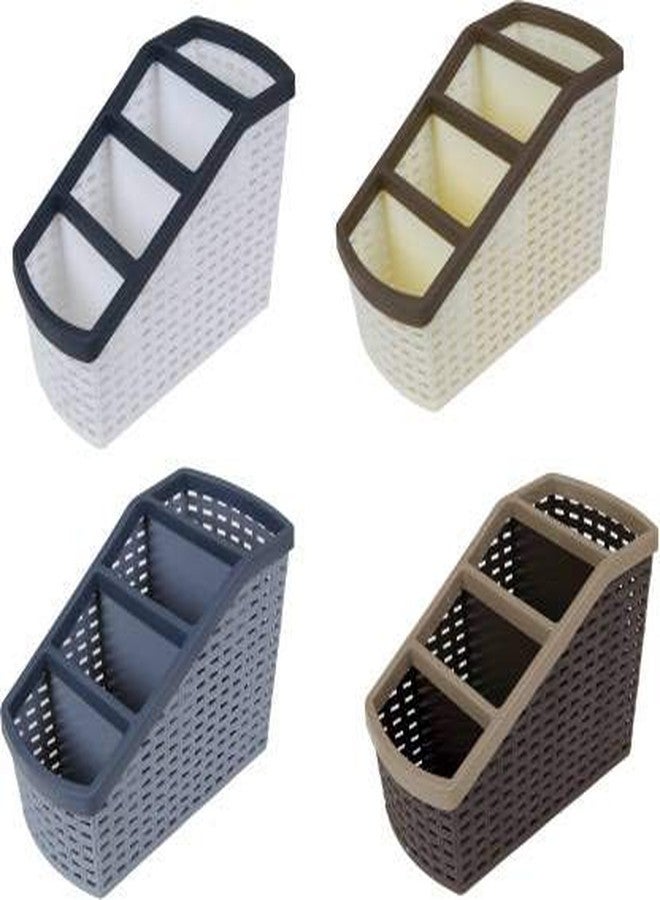 NIWRT 4 Compartment Utensils Holder for Spoons, Knives, Forks, Chopsticks Shakers - Image 3