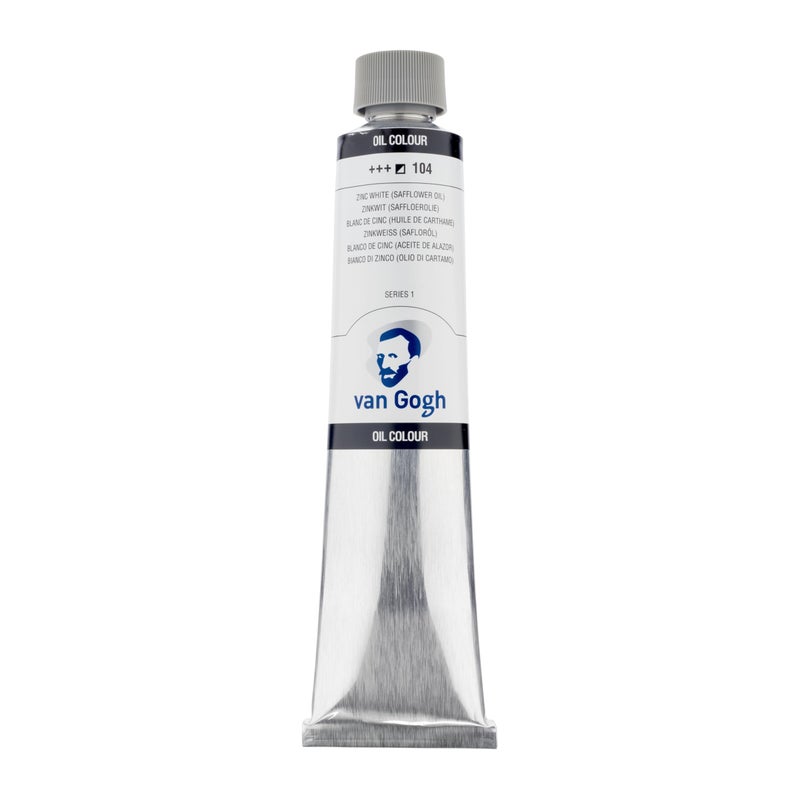 Van Gogh Oil Color Paint, 200ml Tube, Zinc White 104 - Image 1