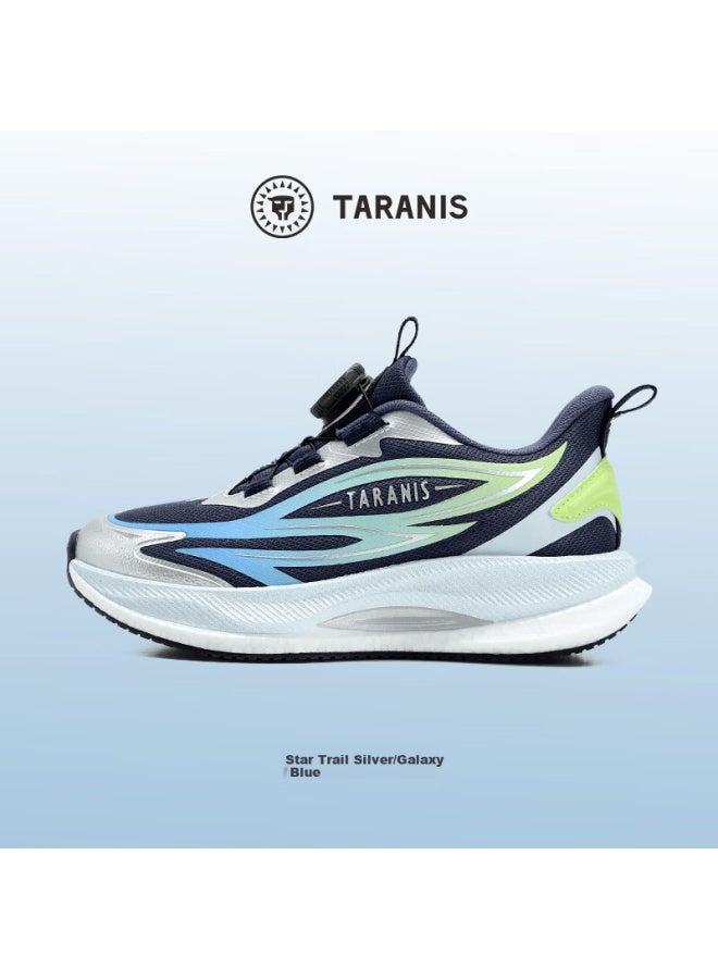 Taranis Pofeng Kids Training Sports Shoes Uni Youth Anti-twist Running Shoes Star Silver Size 32