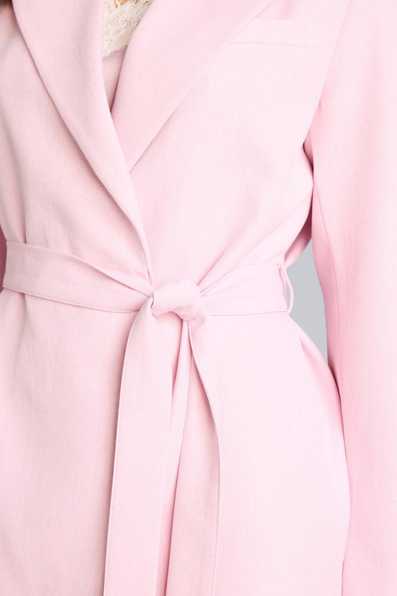 ديفاكتو بليزر قصة عادية بياقة جاكيت - Image 5