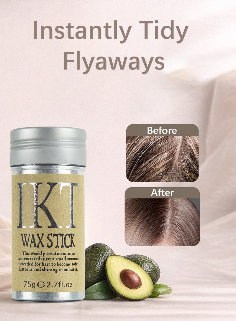 Hair Wax Stick, Strong Hold, Non-Greasy Styling Wax Stick for Flyaways, Edges, and Frizz - Image 5