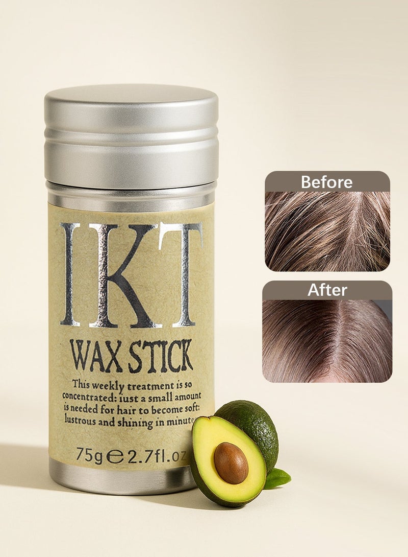 Hair Wax Stick, Strong Hold, Non-Greasy Styling Wax Stick for Flyaways, Edges, and Frizz - Image 2