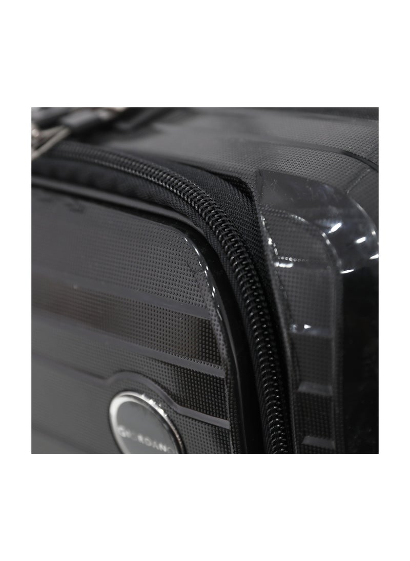 GIORDANO Unbreakable Hardshell PP Luggage Trolley Bag 20 inch Cabin Size With Double Spinner Wheels,Black  - Image 5