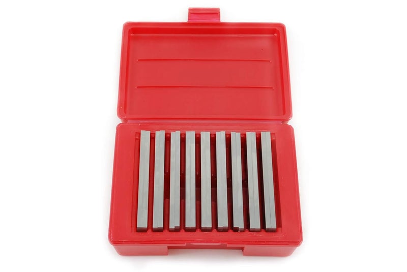 1/4" Precision Steel Parallels 9 Pairs Set 303-7205 A[