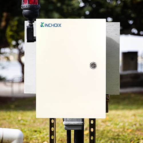 Kinchoix Outdoor Electrical Box 16 x 12 x 8'' NEMA 4X Enclosure Waterproof Steel Box Electrical Lockable Junction Box Outdoor Electrical Enclosure 16'' - Image 5
