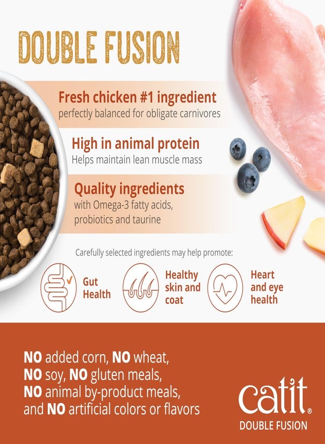 Catit Recipes Double Fusion Adult Cat Food - Chicken Recipe, High-Protein, Freeze-Dried Raw Toppings, No by-Products, Minimally Processed for Optimal Nutrition, 4 lb - Image 5