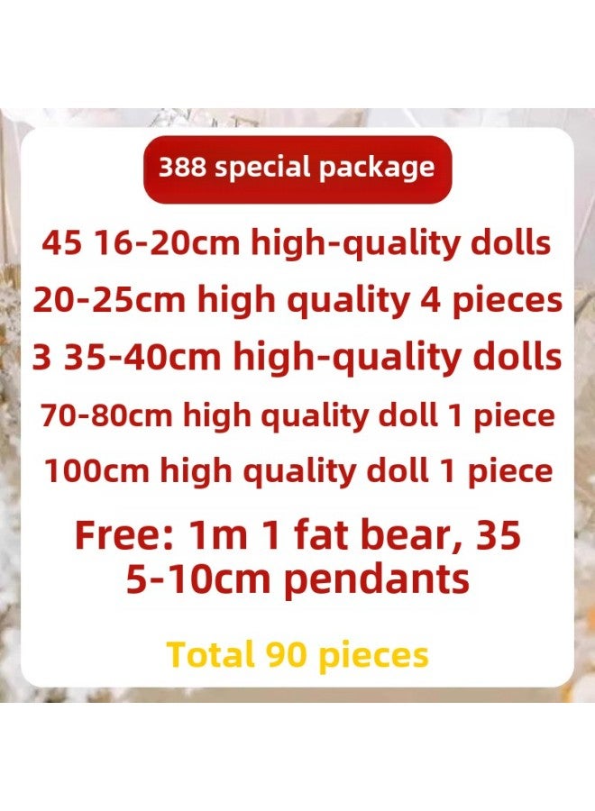 Wedding Doll Wedding Throw Gift Plush Toy Small Doll Wedding Package Activity Doll Machine Wedding Doll-Specification:[exquisite Dolls, Professional Matching]-Color:388 Special Package - Image 1