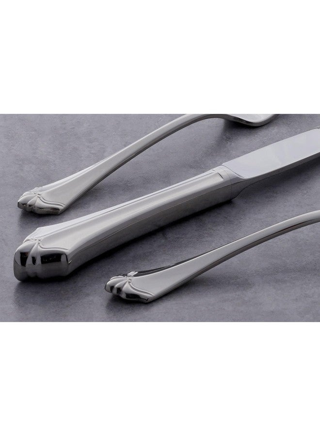 أونيدا طقم أدوات مائدة فاخر من خمس قطع من ونيدا كينوود، مصنوع من الفولاذ المقاوم للصدأ 18/10، باللون الفضي. - Image 5