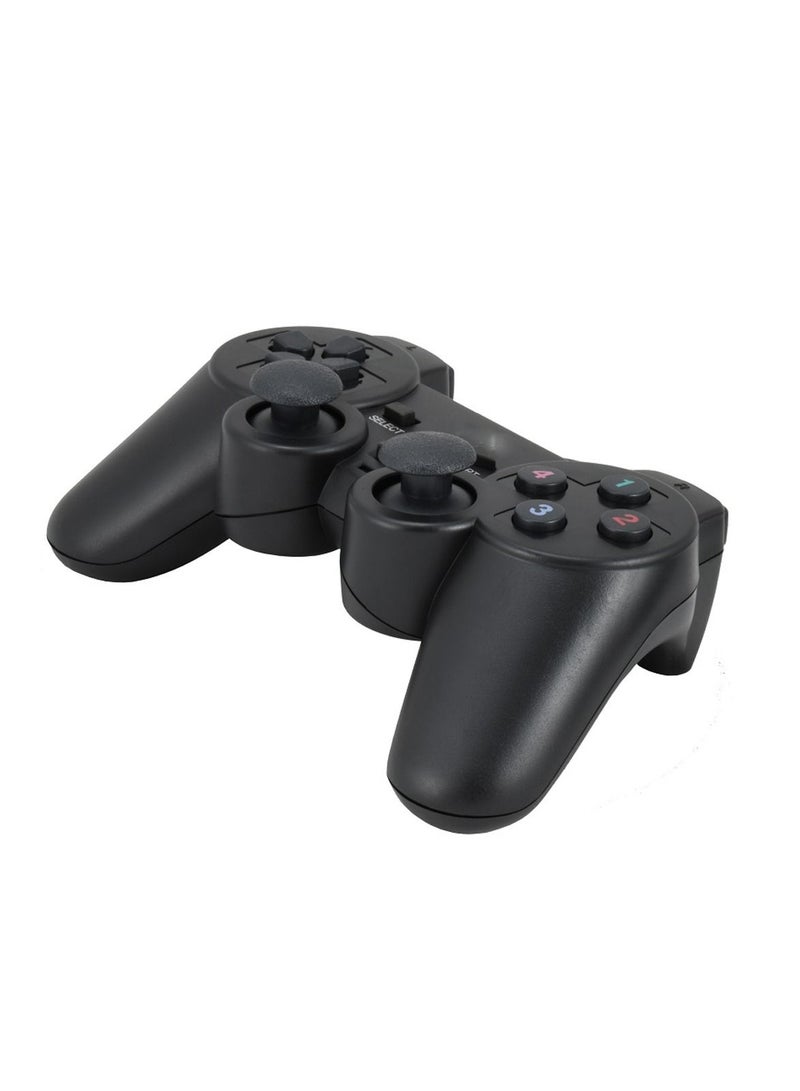 وحدة تحكم ألعاب سلكية من HOCK لجهاز PlayStation والكمبيوتر الشخصي، تصميم مريح، أزرار سريعة الاستجابة، هيكل متين، أسود، مثالية لتجربة لعب غامرة - Image 4