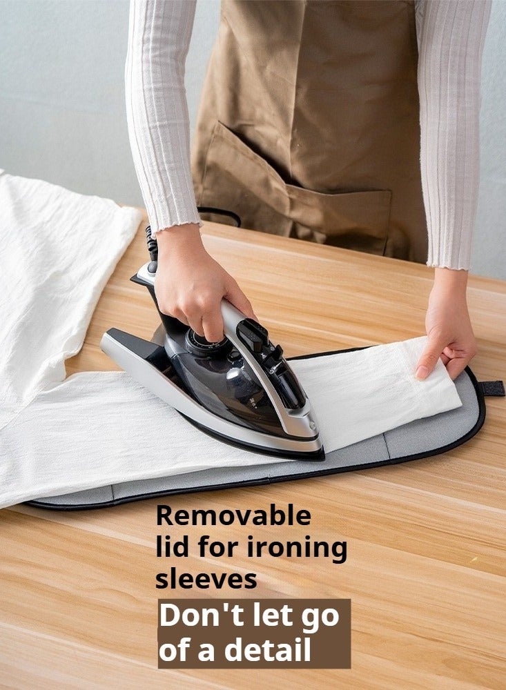 Portable ironing pad. When closed, it is a bag that can store the iron. When unfolded, it is a heat-insulating ironing board.  - Image 3