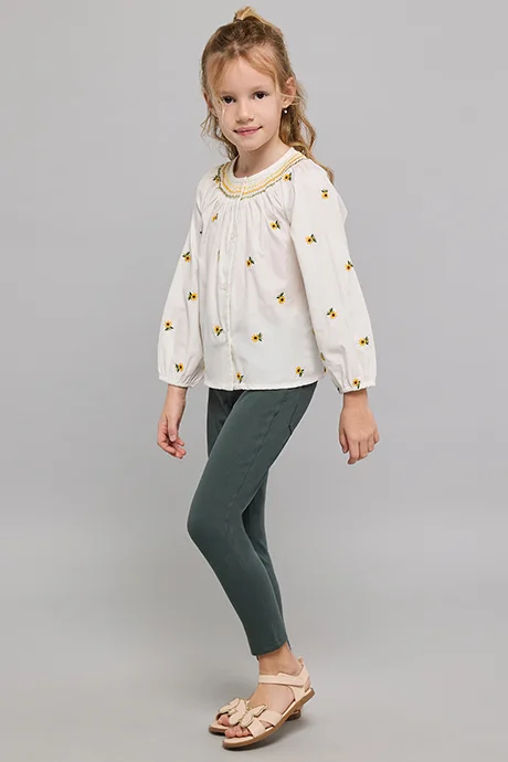 R&B Solid Knit Pants with Elastic Waist