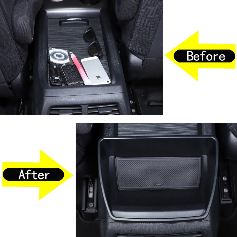 HIRUFAIT Center Console Organizer Tray for Honda Pilot 2016-2022/ Ridgeline 2020-2023/ Passport 2019-2023 Accessories, ABS Central Control Armrest Secondary Storage Box - Image 4