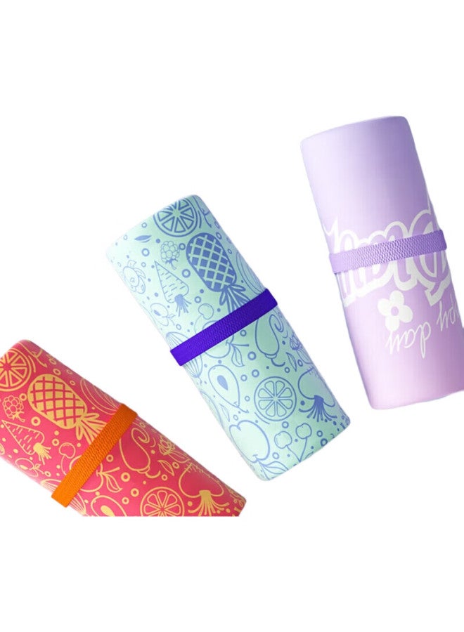 Swans Children'S Quick-Drying Bath Towel Cape With Hood, For Girls And Boys, Absorbent Beach Towel, Hot Spring Bathrobe, 111 Pink Purple - Image 3