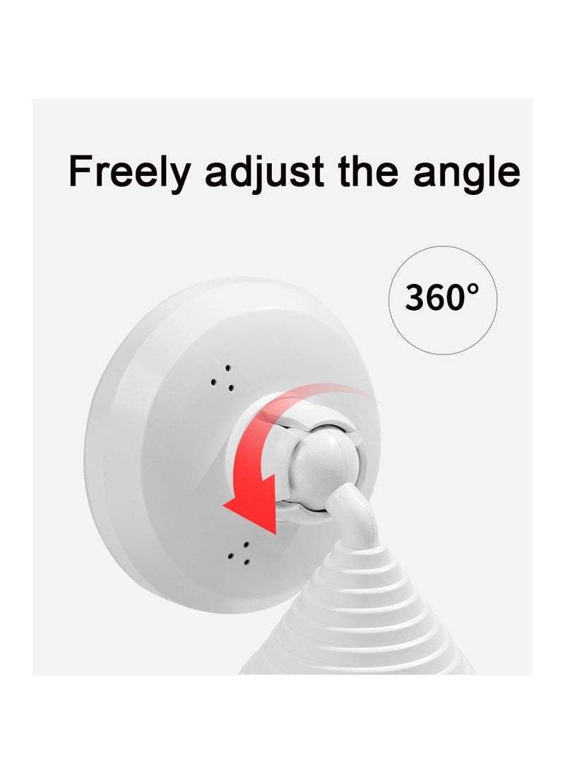 ماركة غير محددة - ضوء ليلي LED مع مستشعر حركة يدور 360 درجة، ضوء ليلي LED (ضوء أبيض) - Image 1