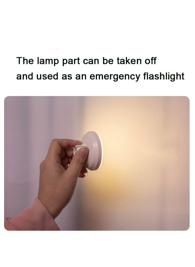 ماركة غير محددة - ضوء ليلي LED مع مستشعر حركة يدور 360 درجة، ضوء ليلي LED (ضوء أبيض) - Image 1