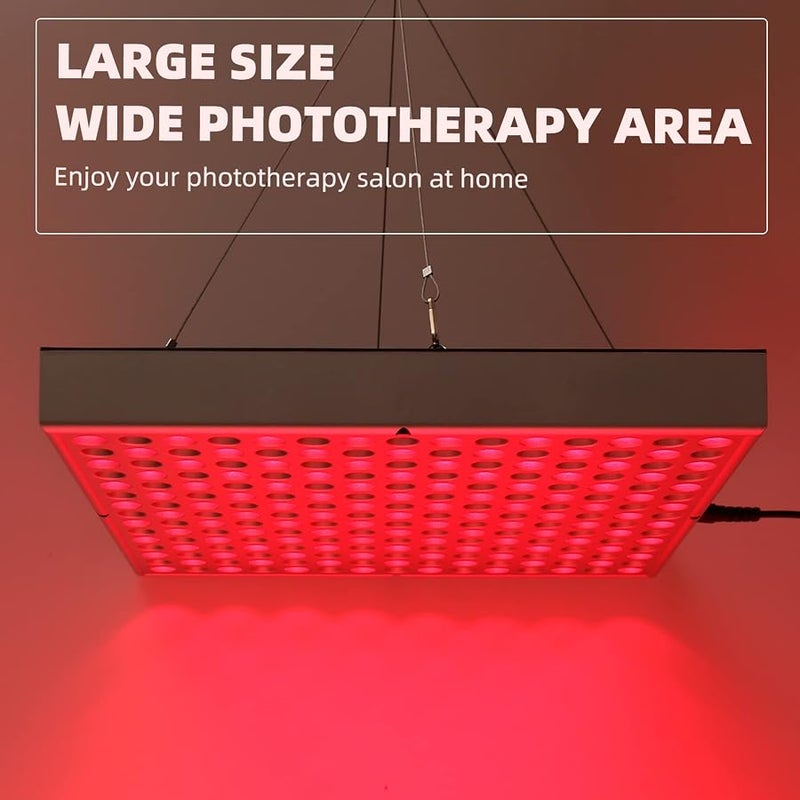 Rhmip LED-Red-Light-Therapy-Device - 45W LED Panel Deep 660nm and Near-Infrared 850nm LED Light Combo for Skin Beauty, Pain Relief of Muscles and Joints - Image 2