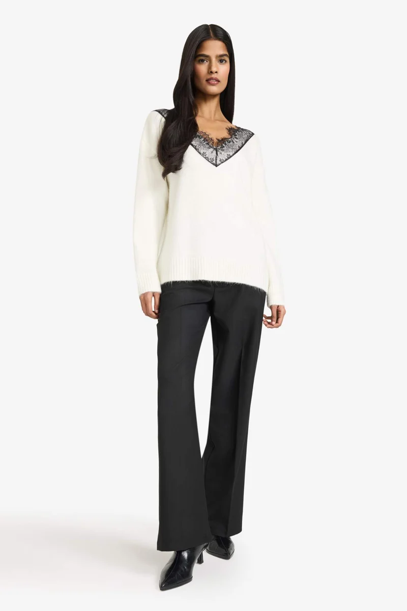 ديفاكتو Regular Fit Crew Neck Pullover