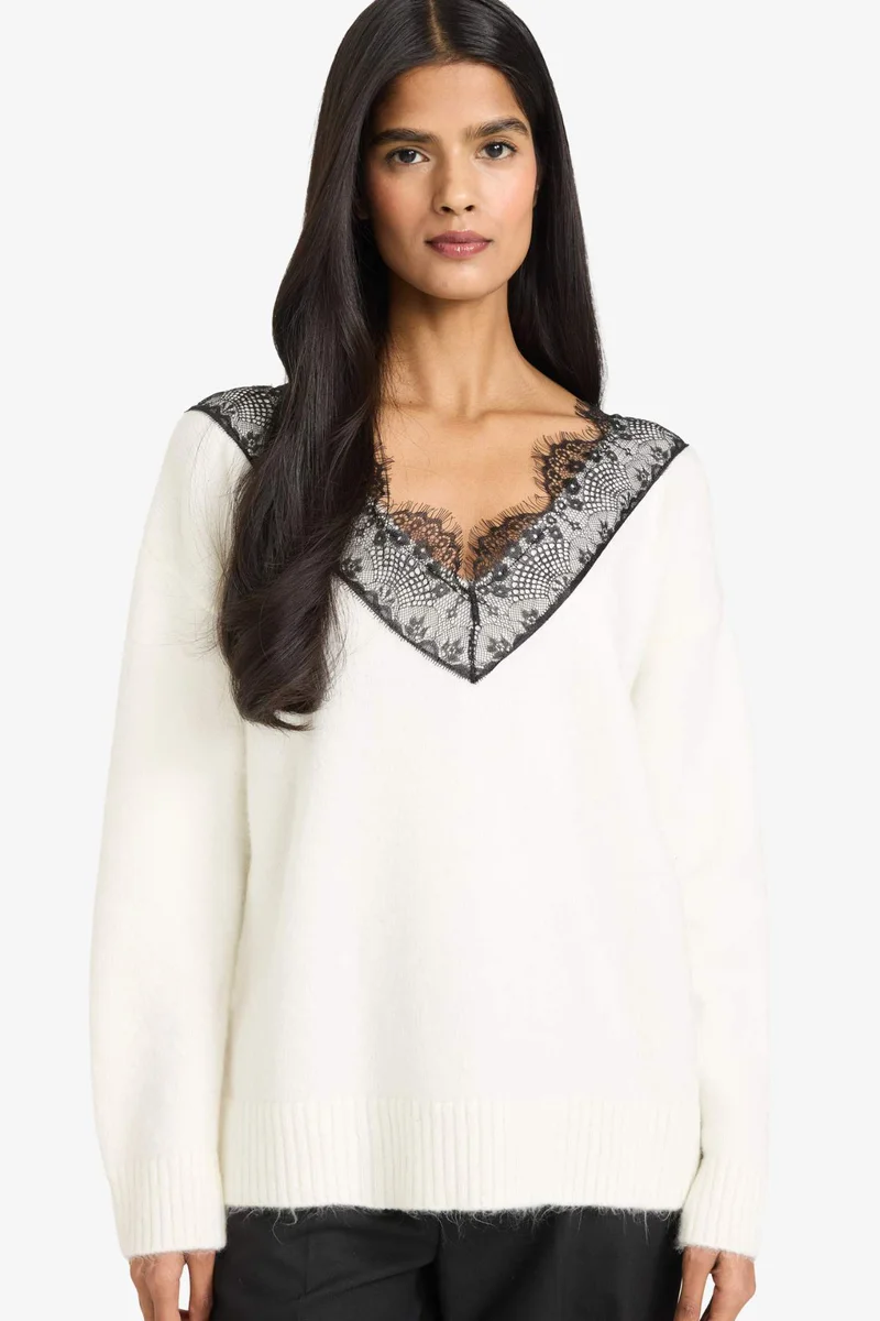 ديفاكتو Regular Fit Crew Neck Pullover