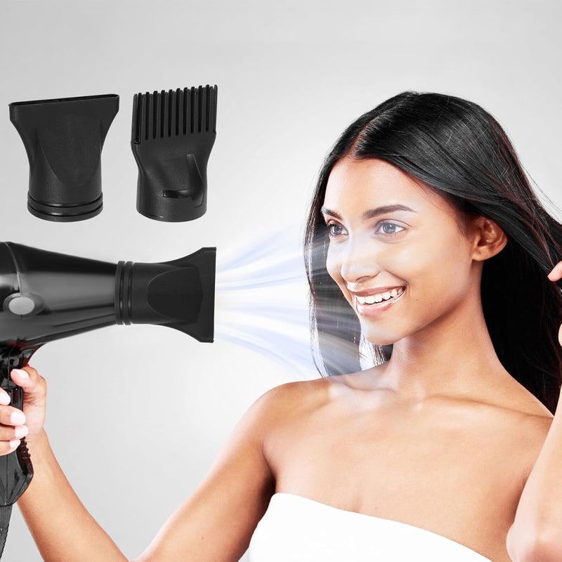 8pcs Hair Dryer Nozzle Attachment Set, Plastic Concentrator Tips with Comb, Universal Blow Dryer Accessories for Salon and Home Hair Styling - Image 5