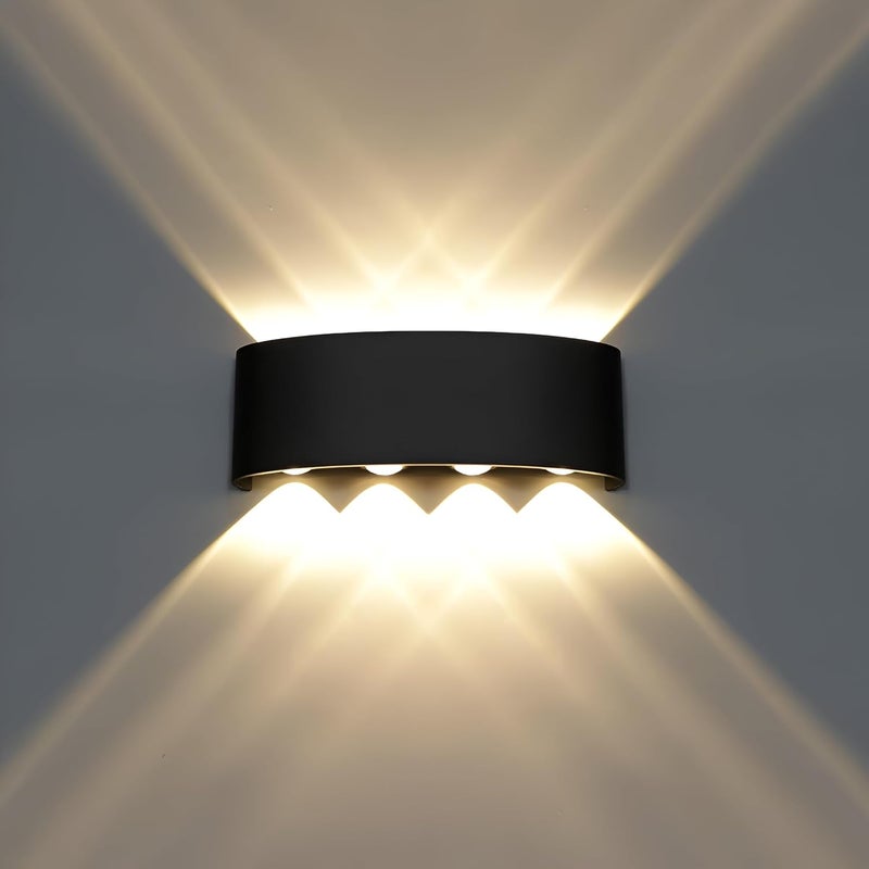 مصباح حائط LED حديث - وحدة إضاءة داخلية لأعلى وأسفل مع ضوء أبيض دافئ 3000K - Image 1