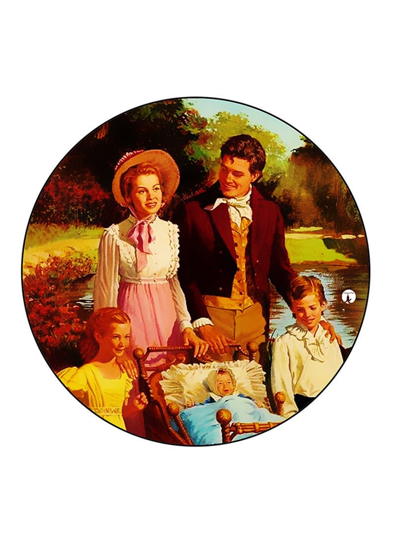 RKN Vintage Art Printed Fridge Magnet Multicolour - Image 1