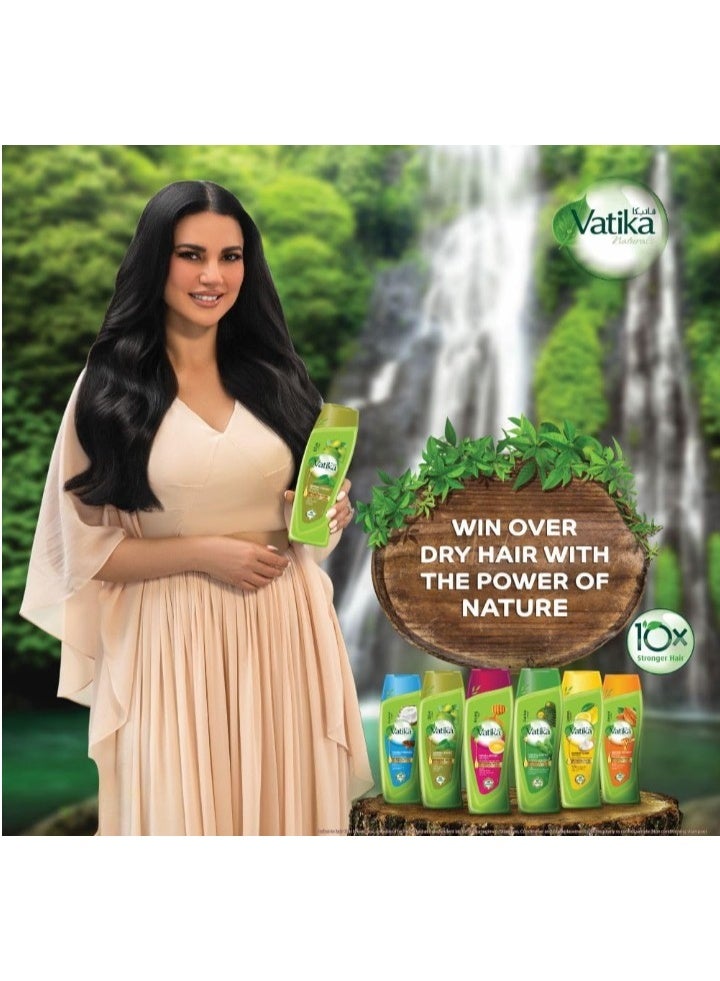 Vatika Naturals Nourish & Protect Shampoo (2x350ml) | Enriched with Olive & Henna Extracts | For Normal Hair | With Nourishing Vatika Oils | Super... - Image 2
