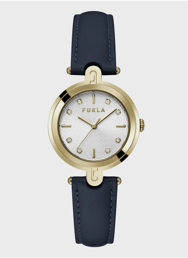 فورلا Furla Leather Strap Analog Watch