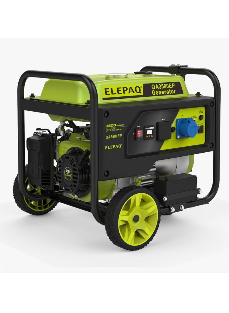 مولد كهرباء بنزين 3.5 كيلو وات مع تشغيل بضغطة زر ومخارج متعددة - QA3500EP - Image 2