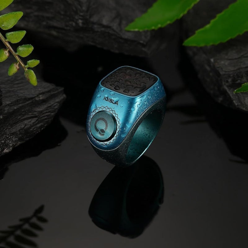 Tasbih Zikr Flex Pro Ring (Waterproof), Metal Tasbih Counter Ring, Muslim Prayer Reminder Notification 5 Times With 3 Compatible Sizes 3 In 1 (18,20,22mm) - Image 3