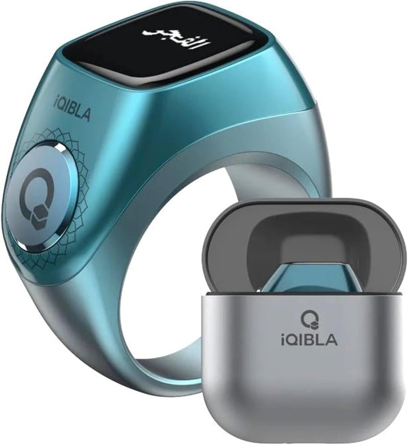 Tasbih Zikr Flex Pro Ring (Waterproof), Metal Tasbih Counter Ring, Muslim Prayer Reminder Notification 5 Times With 3 Compatible Sizes 3 In 1 (18,20,22mm) - Image 1