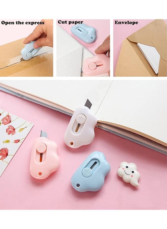 Cloud Shaped Mini Art Utility Knives Box Cutter Retractable Letter Openerportable Suitable For Cutting Envelopes White - pzsku/Z01317A64C0DCA1FC7C8DZ/45/_/1740917229/d0feecb5-e43b-4ba5-89b9-bf7f98abfaa6