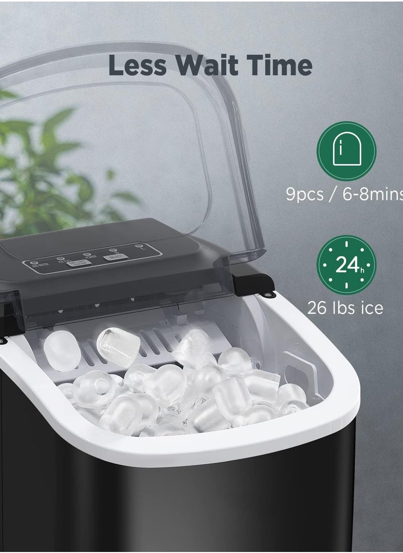 REBENUO - HZB-16AL Ice Maker Machine, Latest version 2024 , Made of the best materials - Image 1