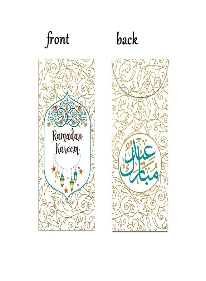 SEBMNOO Ramadan Kareem Money Envelopes, Eid Mubarak Envelopes for Money, Ramadan Latern Envelope for Cash Gifts, Ramadans Lucky Currency Gift Envelopes for Women Men, Gift Card Eid Decor - Image 2