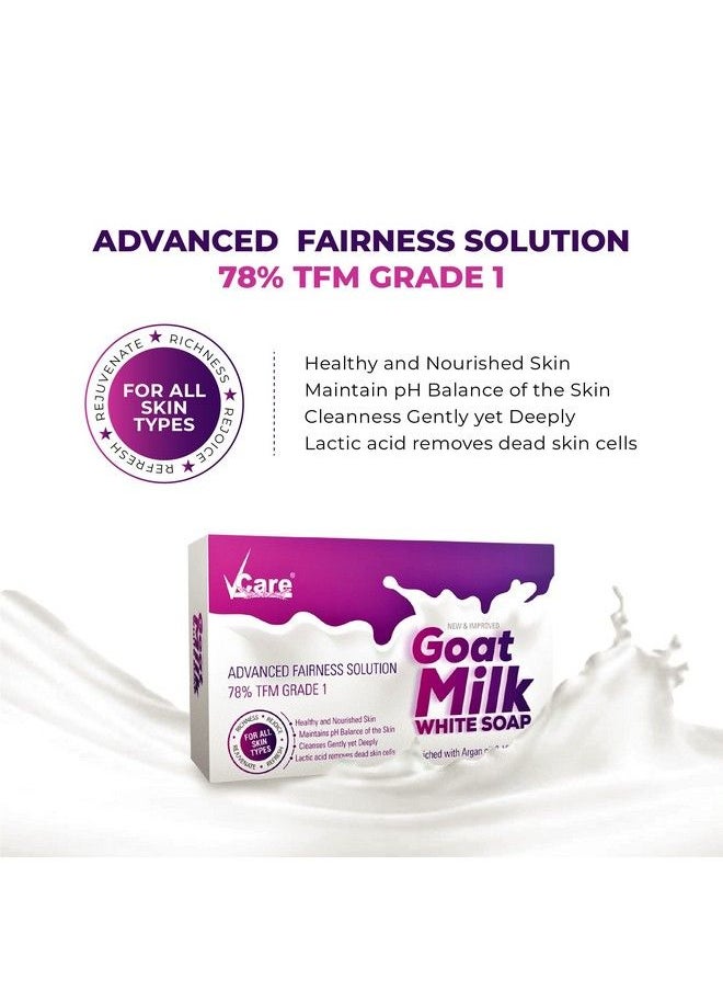 VCare Milk White Soap 75 Gm (Pack Of 5)  - Image 4
