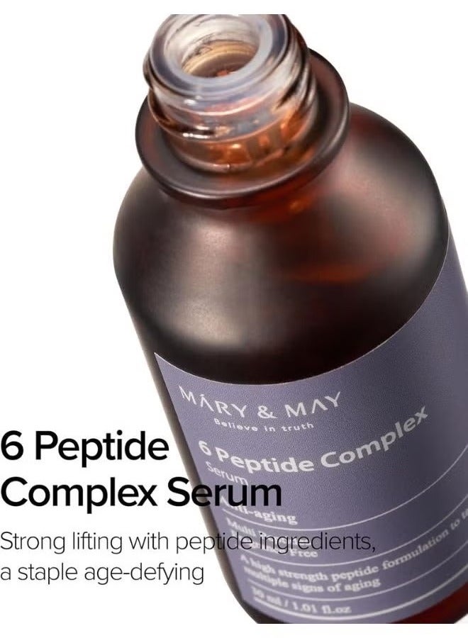 MARY & MAY 6 Peptide Complex Serum 30ml. - Image 2