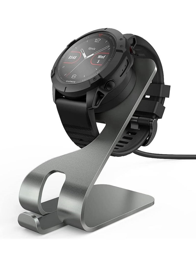 Y&D Charger Stand Dock Compatible with Garmin Fenix 5 5S 5X Plus 6 6S 6X Pro 7 7S 7X Forerunner 45 45S 245 Music Vivoactive 3 4 4S Approach S40 S60 S12 Venu Sq 2 2S - Image 1