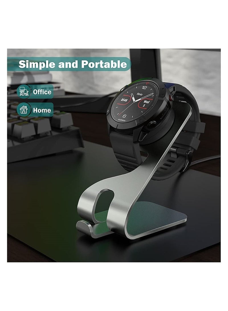 Y&D Charger Stand Dock Compatible with Garmin Fenix 5 5S 5X Plus 6 6S 6X Pro 7 7S 7X Forerunner 45 45S 245 Music Vivoactive 3 4 4S Approach S40 S60 S12 Venu Sq 2 2S - Image 5