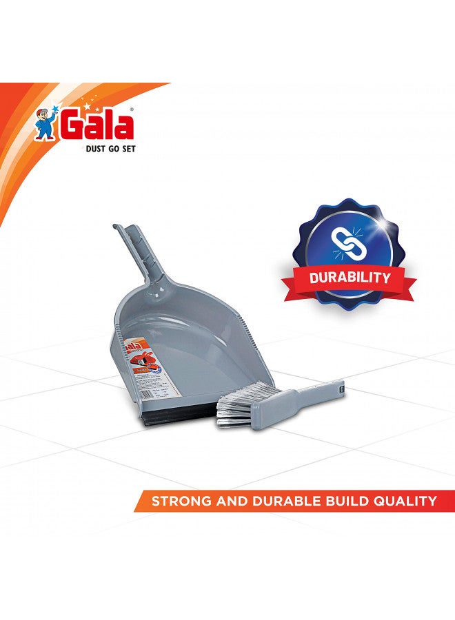 Gala Dustgo Floor Broom Set With A Dustpan (Color May Vary) - Image 3